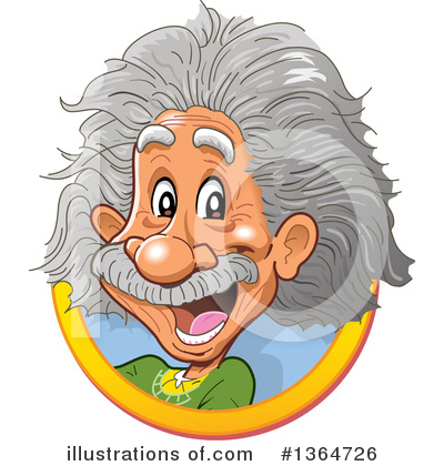 Albert Einstein Clipart #1364726 by Clip Art Mascots