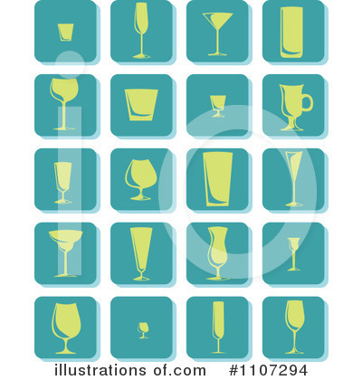 Cocktails Clipart #1107294 by Amanda Kate