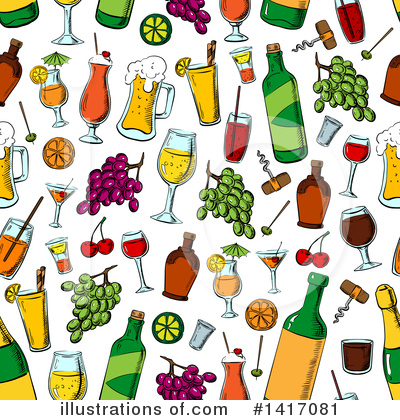 Royalty-Free (RF) Alcohol Clipart Illustration by Vector Tradition SM - Stock Sample #1417081