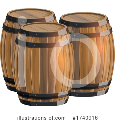 Barrel Clipart #1740916 by Vector Tradition SM
