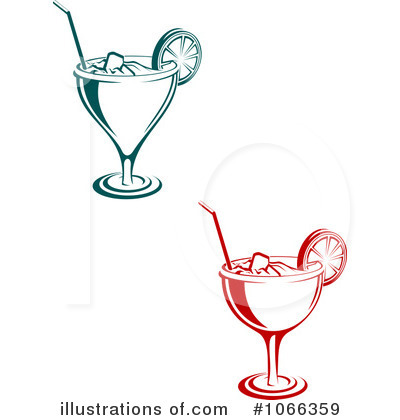 Royalty-Free (RF) Alcoholic Beverages Clipart Illustration by Vector Tradition SM - Stock Sample #1066359