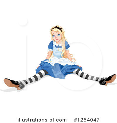 Royalty-Free (RF) Alice Clipart Illustration by Pushkin - Stock Sample #1254047