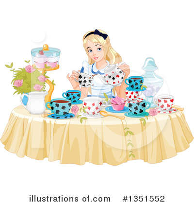 Alice In Wonderland Clipart #1351552 by Pushkin