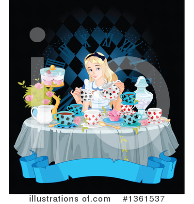 Alice In Wonderland Clipart #1361537 by Pushkin