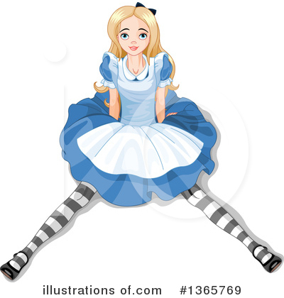 Royalty-Free (RF) Alice Clipart Illustration by Pushkin - Stock Sample #1365769