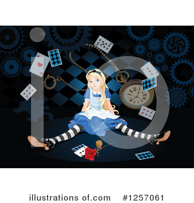 Alice In Wonderland Clipart #1257061 by Pushkin