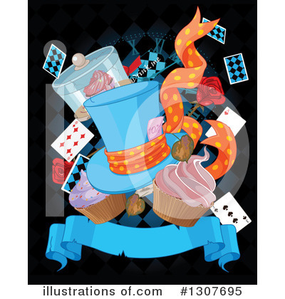 Royalty-Free (RF) Alice In Wonderland Clipart Illustration by Pushkin - Stock Sample #1307695