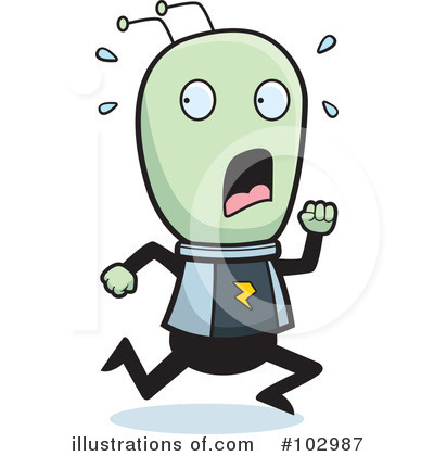 Royalty-Free (RF) Alien Clipart Illustration by Cory Thoman - Stock Sample #102987