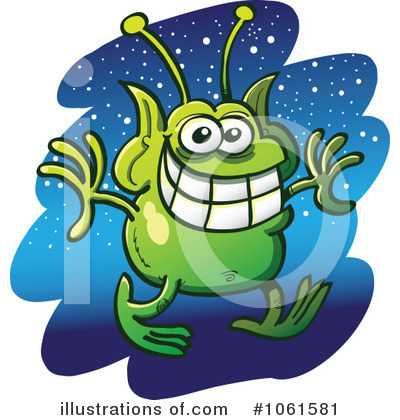 Royalty-Free (RF) Alien Clipart Illustration by Zooco - Stock Sample #1061581