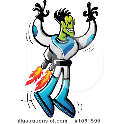 Royalty-Free (RF) Alien Clipart Illustration by Zooco - Stock Sample #1061595