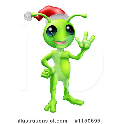 Royalty-Free (RF) Alien Clipart Illustration by AtStockIllustration - Stock Sample #1150695