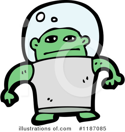 Royalty-Free (RF) Alien Clipart Illustration by lineartestpilot - Stock Sample #1187085