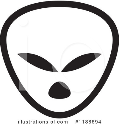 Royalty-Free (RF) Alien Clipart Illustration by Lal Perera - Stock Sample #1188694