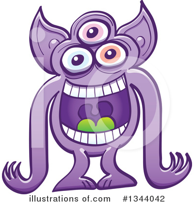 Royalty-Free (RF) Alien Clipart Illustration by Zooco - Stock Sample #1344042