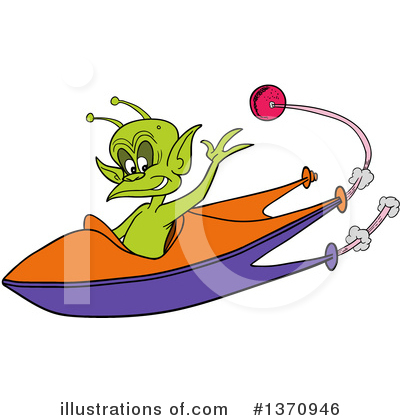 Spaceship Clipart #1370946 by LaffToon