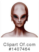 Alien Clipart #1407464 by Leo Blanchette