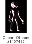 Alien Clipart #1407486 by Leo Blanchette
