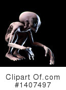 Alien Clipart #1407497 by Leo Blanchette