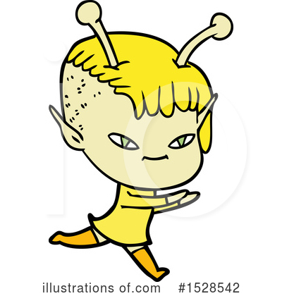Royalty-Free (RF) Alien Clipart Illustration by lineartestpilot - Stock Sample #1528542