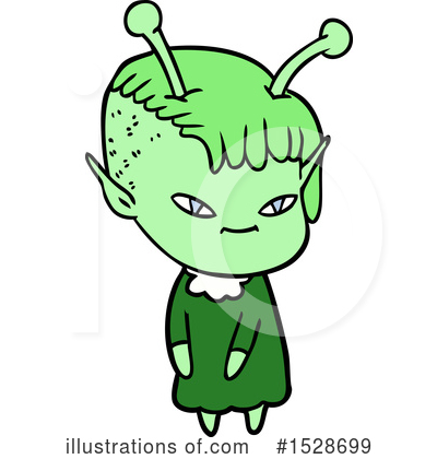 Royalty-Free (RF) Alien Clipart Illustration by lineartestpilot - Stock Sample #1528699
