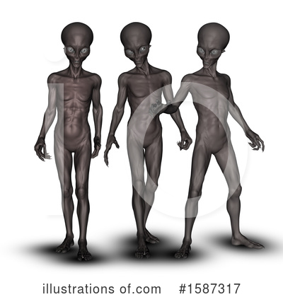 Royalty-Free (RF) Alien Clipart Illustration by KJ Pargeter - Stock Sample #1587317