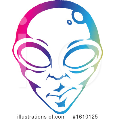 Royalty-Free (RF) Alien Clipart Illustration by cidepix - Stock Sample #1610125