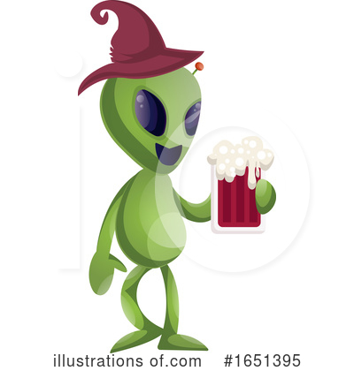 Royalty-Free (RF) Alien Clipart Illustration by Morphart Creations - Stock Sample #1651395