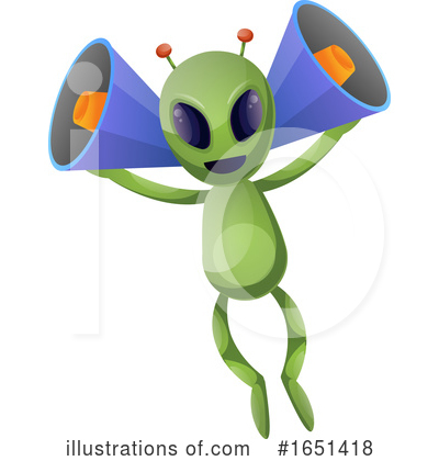 Royalty-Free (RF) Alien Clipart Illustration by Morphart Creations - Stock Sample #1651418