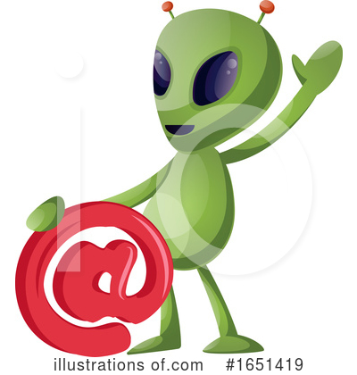 Royalty-Free (RF) Alien Clipart Illustration by Morphart Creations - Stock Sample #1651419