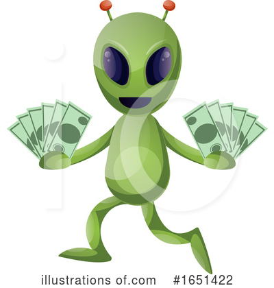 Royalty-Free (RF) Alien Clipart Illustration by Morphart Creations - Stock Sample #1651422