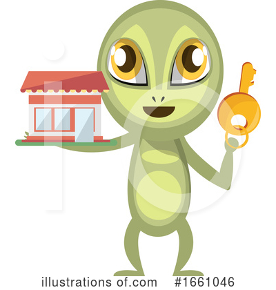Royalty-Free (RF) Alien Clipart Illustration by Morphart Creations - Stock Sample #1661046