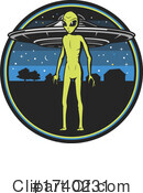 Alien Clipart #1740231 by Vector Tradition SM