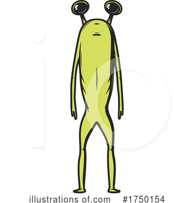 Royalty-Free (RF) Alien Clipart Illustration by Vector Tradition SM - Stock Sample #1750154
