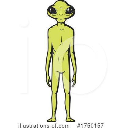 Royalty-Free (RF) Alien Clipart Illustration by Vector Tradition SM - Stock Sample #1750157