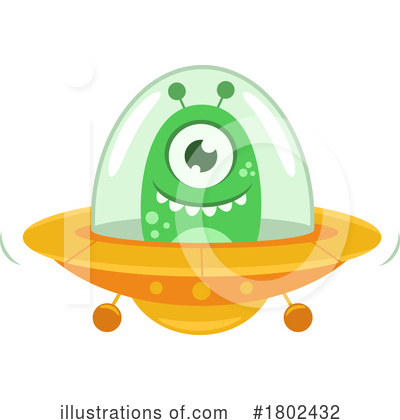 Ufo Clipart #1802432 by Hit Toon