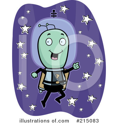 Royalty-Free (RF) Alien Clipart Illustration by Cory Thoman - Stock Sample #215083