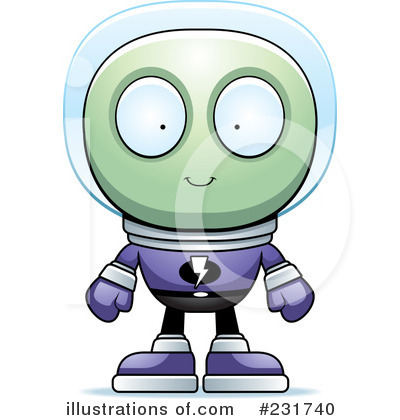 Royalty-Free (RF) Alien Clipart Illustration by Cory Thoman - Stock Sample #231740