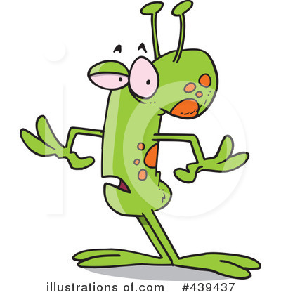 Royalty-Free (RF) Alien Clipart Illustration by toonaday - Stock Sample #439437
