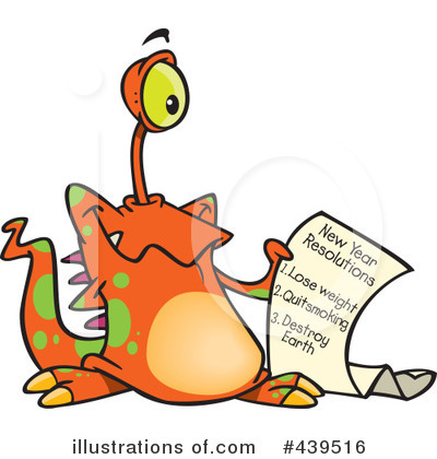 Royalty-Free (RF) Alien Clipart Illustration by toonaday - Stock Sample #439516