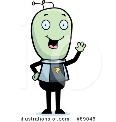 Royalty-Free (RF) Alien Clipart Illustration by Cory Thoman - Stock Sample #69046