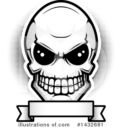 Alien Skull Clipart #1432681 by Cory Thoman