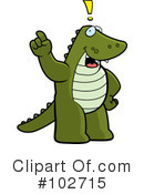 Alligator Clipart #102715 by Cory Thoman