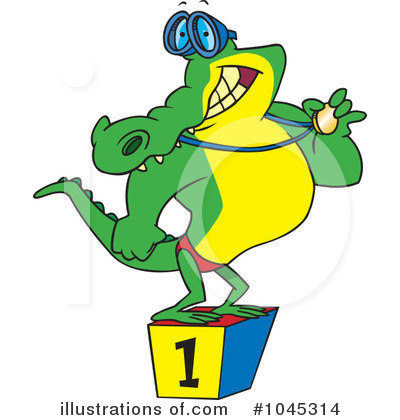 Alligator Clipart #1045314 by toonaday