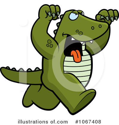 Alligator Clipart #1067408 by Cory Thoman
