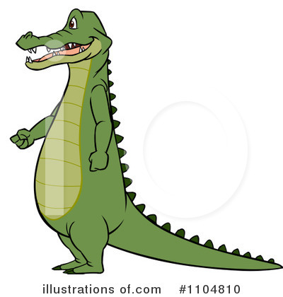 Alligator Clipart #1104810 by Cartoon Solutions