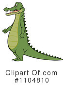 Alligator Clipart #1104810 by Cartoon Solutions
