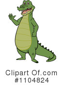 Alligator Clipart #1104824 by Cartoon Solutions