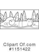 Alligator Clipart #1151422 by Cory Thoman