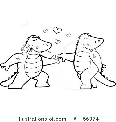 Royalty-Free (RF) Alligator Clipart Illustration by Cory Thoman - Stock Sample #1156974
