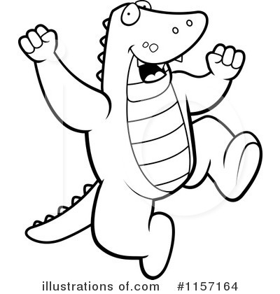 Royalty-Free (RF) Alligator Clipart Illustration by Cory Thoman - Stock Sample #1157164